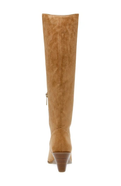 Anne Klein Wei Knee High Boot In Dark Natural