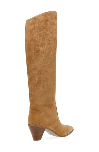 Anne Klein Wei Knee High Boot In Dark Natural