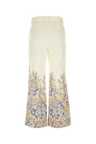 Zimmermann Tama Linen Flared Pants