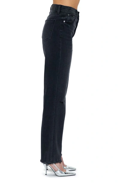 Shop Pistola Cassie High Waist Straight Leg Jeans In Pepper Vintage