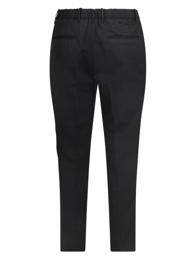 Incotex Blue Trousers With Drawstring Waist In Blue