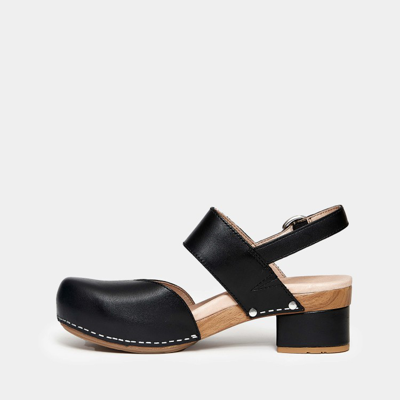 Shop Dansko Malin Sandal In Black Leather