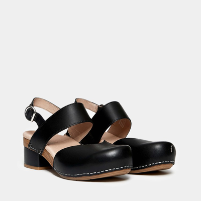 Shop Dansko Malin Sandal In Black Leather