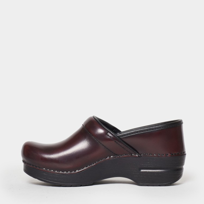 Shop Dansko Classic Brown Hickory Convertible Leather Clog In Black