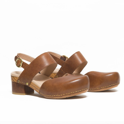 Shop Dansko Dankso Leather Sandal In Brown