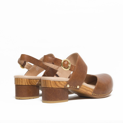 Shop Dansko Dankso Leather Sandal In Brown
