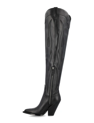 Shop Sonora Hermosa Over-the-knee Boots In Black