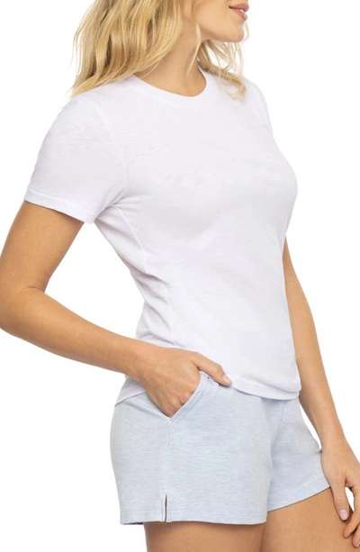 Travismathew Cloud Crewneck T-shirt In White