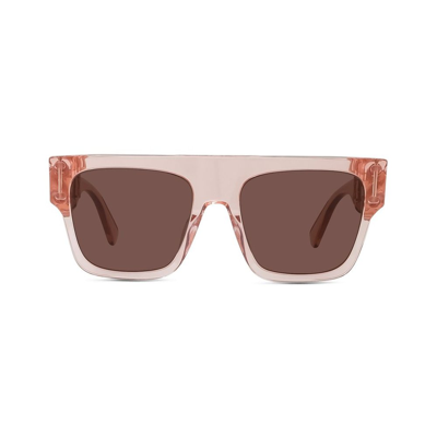 Shop Stella Mccartney Eyewear Square Frame Sunglasses In Pink
