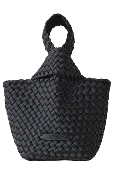 Shop Naghedi Kyoto Water Resistant Handbag In Onyx