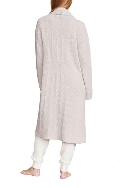 Shop Barefoot Dreams Cozychic™ Open Front Chenile Cardigan In Stone