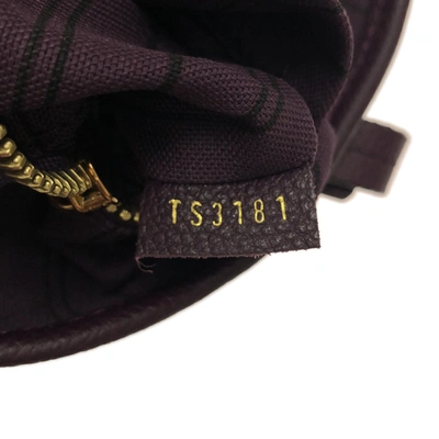 Louis Vuitton - Authenticated Citadine Handbag - Leather Purple Plain For Woman, Very Good condition