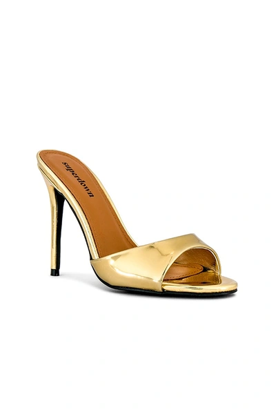 Superdown Tori Heel In Gold