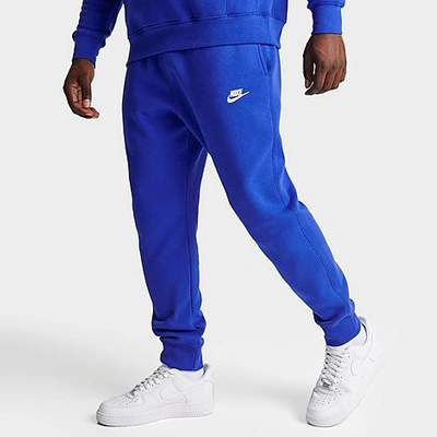 Shop Nike Sportswear Club Fleece Jogger Pants In Game Royal/game Royal/white