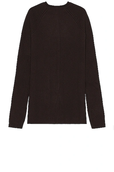 Shop Rick Owens Maglia Sweater In Brown & Black
