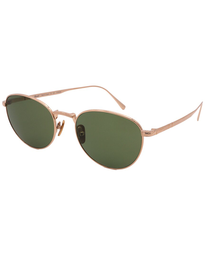 Shop Persol Men's Po5002st 51mm Sunglasses In Gold