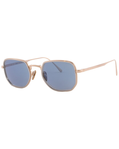 Shop Persol Men's Po5006st 47mm Sunglasses In Gold