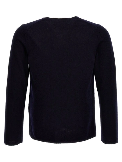Shop Comme Des Garçons Play 'heart' Sweater In Blue