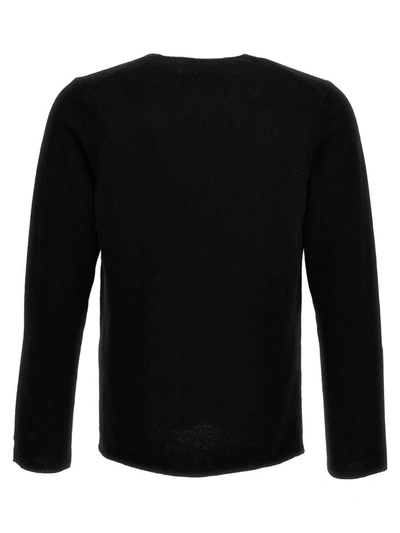 Shop Comme Des Garçons Play 'heart' Sweater In Black
