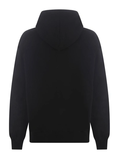 Shop Drôle De Monsieur Hooded Sweatshirt Drole De Monsieur In Black