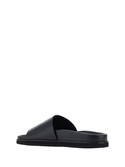 Shop Off-white Sandals In Black Blac
