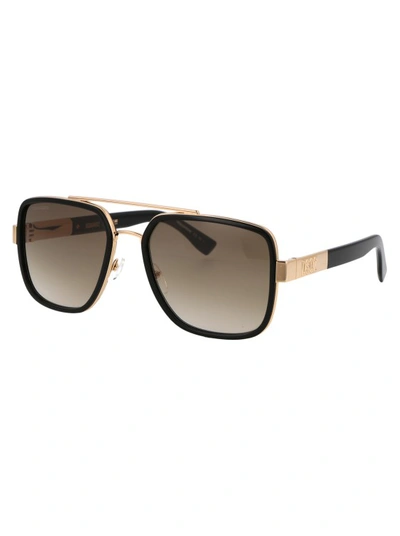 Shop Dsquared2 D2 0060/s In Gold