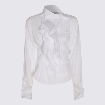 Shop Vivienne Westwood White Cotton Ruffled Shirt