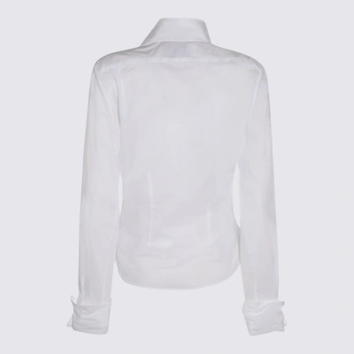 Shop Vivienne Westwood White Cotton Ruffled Shirt