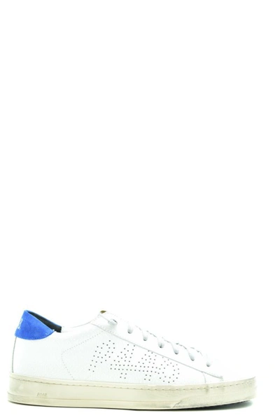 Shop P448 White Lace-up Sneakers