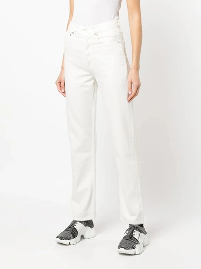 Shop Agolde 90s Pinch Waist Jeans In White