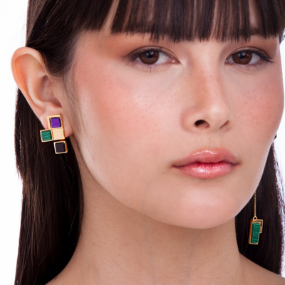 Shop M. Dolores Encaixe Earring Colors In Not Applicable