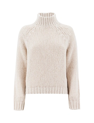 Shop Peserico Soft Turtleneck Sweater In Neutrals