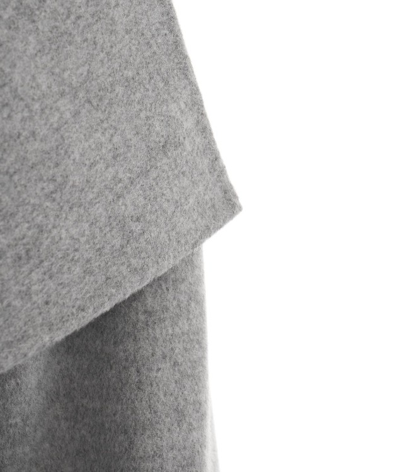 Shop Mackage Mai Pressed Wool Coat In Grey
