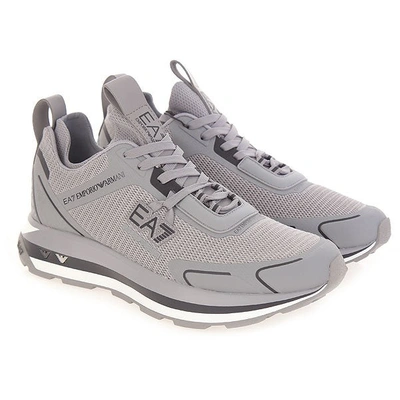 Shop Emporio Armani Lace-up Sneaker In Grey
