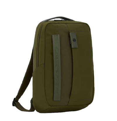 Shop Piquadro Laptop And Ipad Backpack In Green