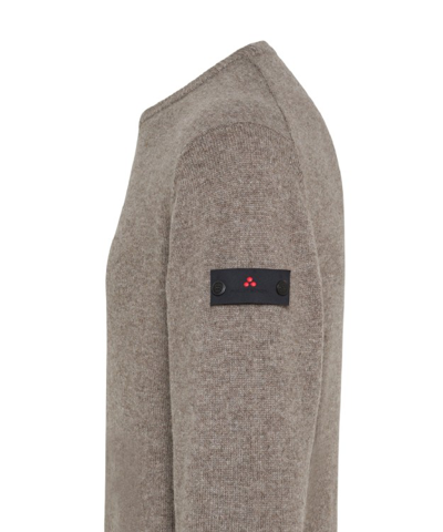 Peuterey Crew-neck Sweater In Brown