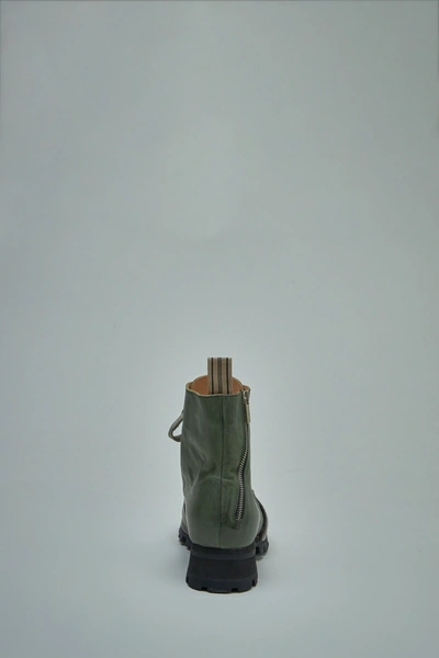 Ziggy Chen Polished-finish Leather Boots