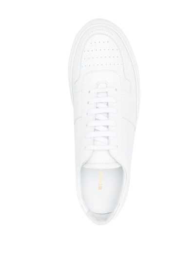 Shop Common Projects Bball Classic Leather Sneakers In White