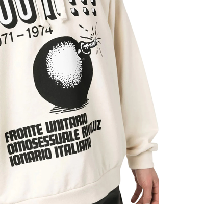 Shop Gucci Printed Hoodie Sweatshirt