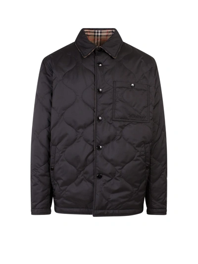 Shop Burberry Francis Jacket In Black