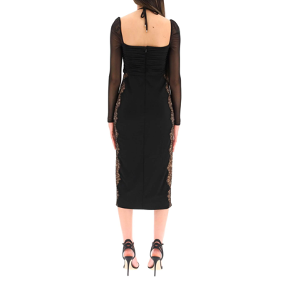 Self-portrait Lace-trim Midi Dress