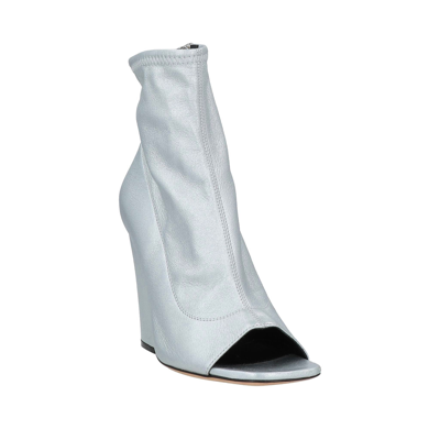 Shop Sergio Rossi Laminated Ankle Boots