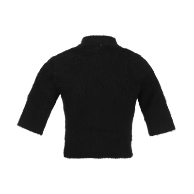 Shop Sportmax Cropped Mohair Sweater