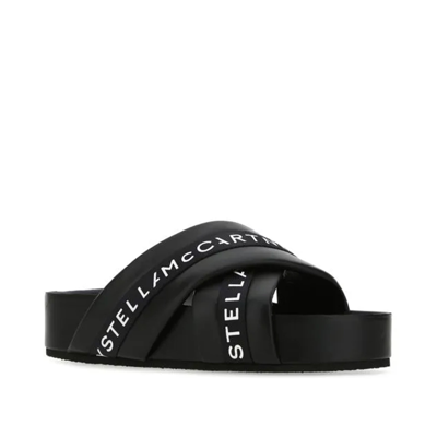 Shop Stella Mccartney Logo Slippers