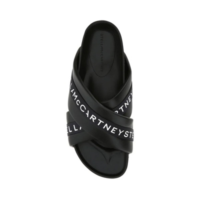 Shop Stella Mccartney Logo Slippers