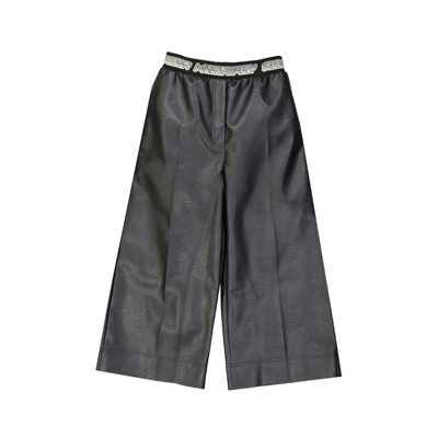 Shop Stella Mccartney Cropped Leather Effect Pants