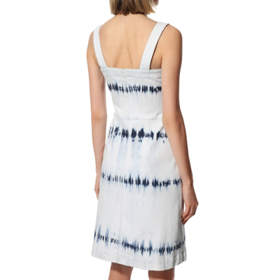 Stella Mccartney Tie-dye Bleach Denim Button-front Dress