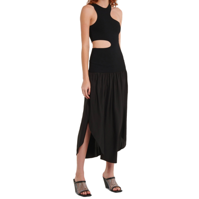 Shop Stella Mccartney Silk Cut Out Maxi Dress