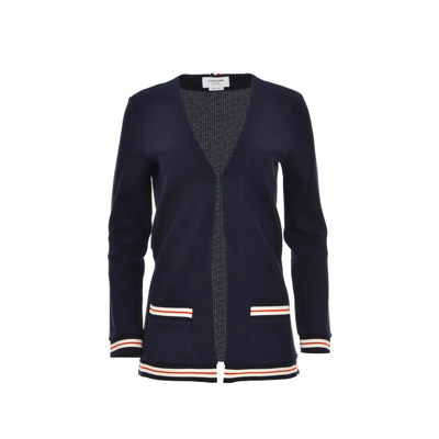 Shop Thom Browne Cotton Cardigan