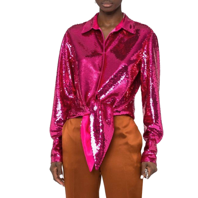 Shop Tom Ford Sequin Embellished Shirt